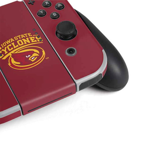 Iowa State University Cyclones Nintendo Switch OLED (2021) Skin